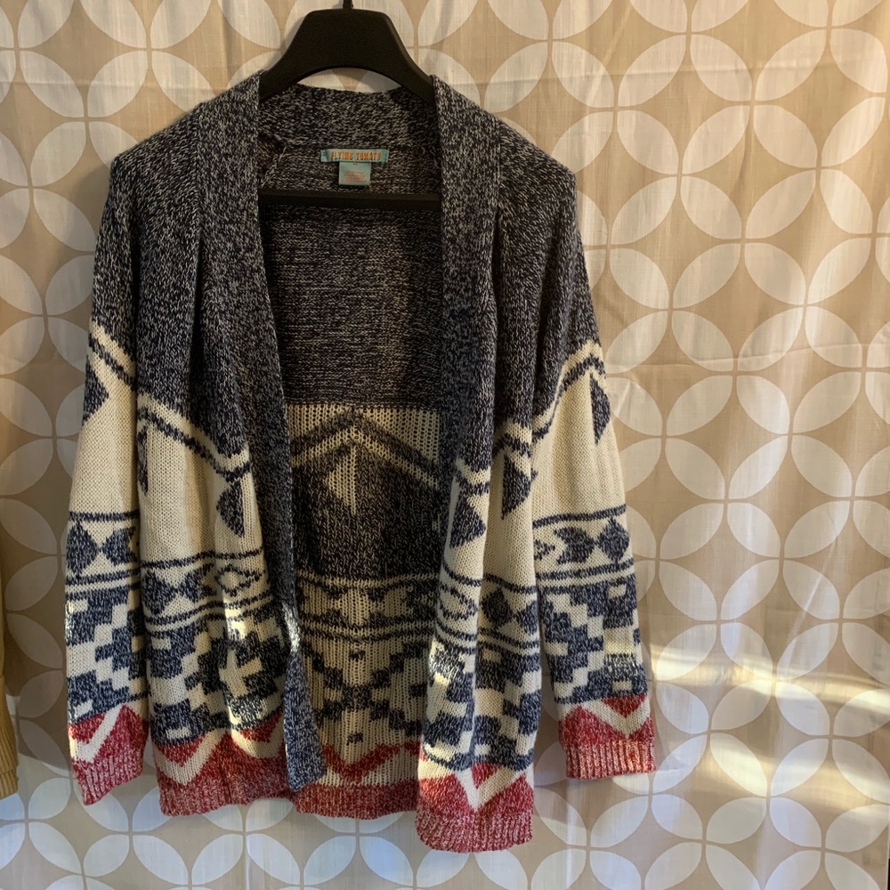Flying Tomato cardigan sweater size M